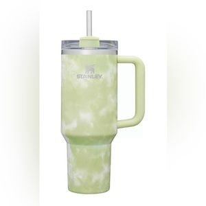40oz Lime green tie-dye Stanley